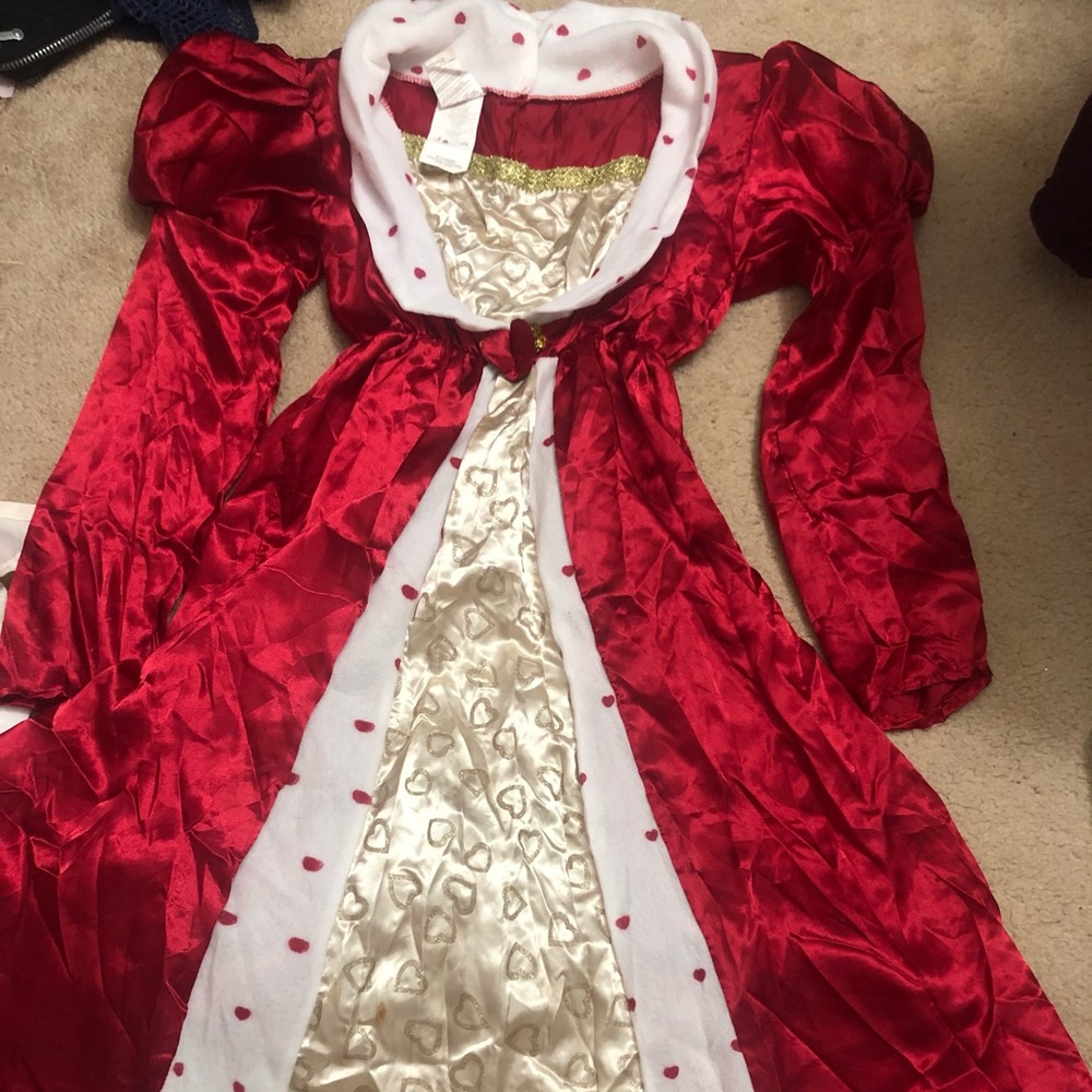 Kids XL Queen of Hearts Rubies Dress